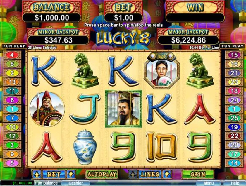 Lucky 8 Slot 1