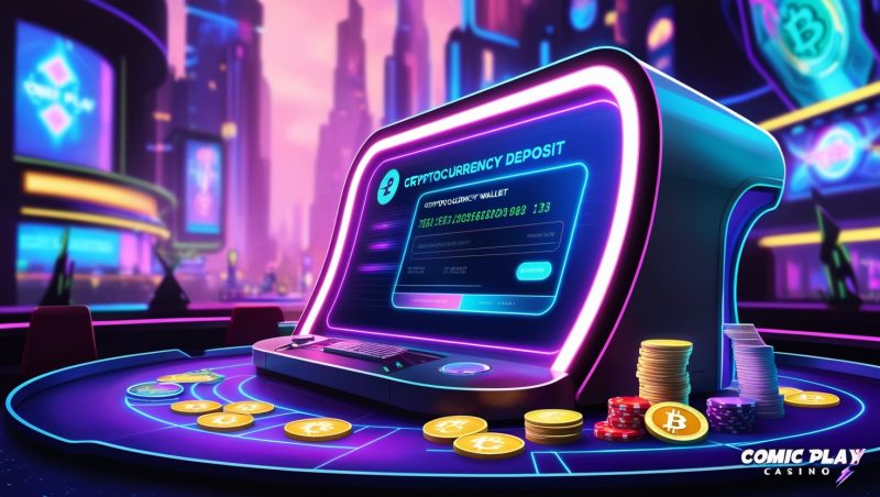 Cryptocurrency Deposit at Comic Play Casino 3