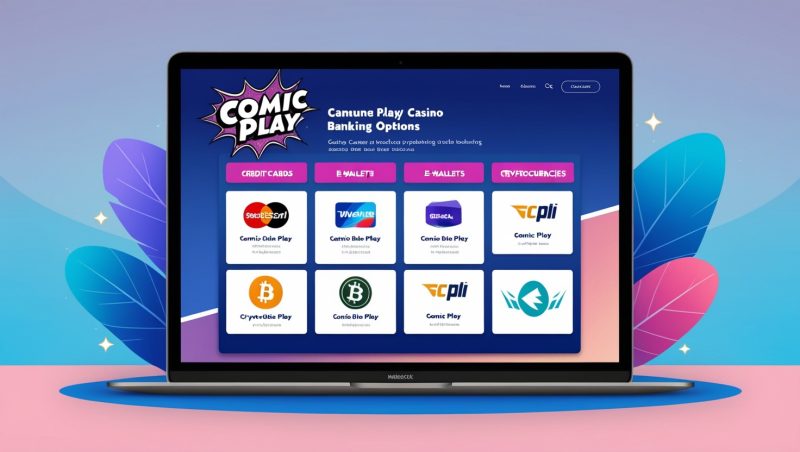 Opciones bancarias de casino en Comic Play Casino 1